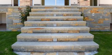 Masonry steps by Donoghue Construction